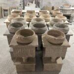 تزیینات سنگ گنجی | تولید روشویی سنگی در کرج