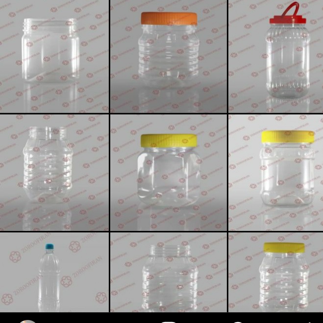 شرکت ظروفیران | تولید کننده بطری و درب پلاستیکی در قم
