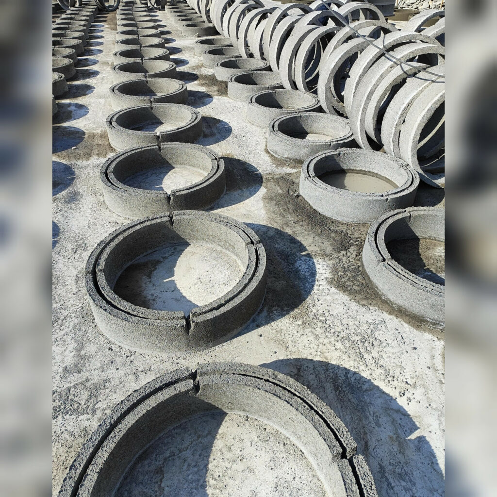 تولیدی گوم چاه سیمانی و سفالی فخاری نژاد | خرید کول چاه در اصفهان