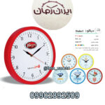تولیدی ساعت دیواری تبلیغاتی ایران زمان | قیمت ساعت تبلیغاتی در تهران