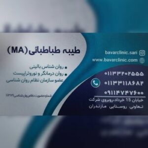 طیبه طباطبایی بهترین روانشناس ساری ð¯ روانشناس خوب در ساری