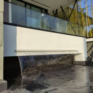 اجرای فضای سبز متل قو آقاجانی ✅️ محوطه سازی و روف گاردن در مازندران ð¯ ساخت آبنما در متل قو