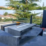 اجرای فضای سبز متل قو آقاجانی ✅️ محوطه سازی و روف گاردن در مازندران 💯 ساخت آبنما در متل قو