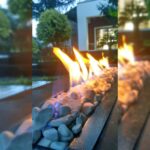 اجرای فضای سبز متل قو آقاجانی ✅️ محوطه سازی و روف گاردن در مازندران 💯 ساخت آبنما در متل قو