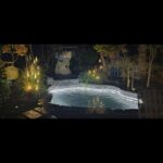 اجرای فضای سبز متل قو آقاجانی ✅️ محوطه سازی و روف گاردن در مازندران 💯 ساخت آبنما در متل قو