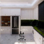 طراحی سه بعدی کابینت کرج آقای دکور 💯 بهترین کابینت سازی در کرج