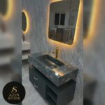 اجرای صفحه کابینت کوارتز در شیراز ✅️ تولیدی روشویی سرامیکی در شیراز