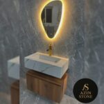 اجرای صفحه کابینت کوارتز در شیراز ✅️ تولیدی روشویی سرامیکی در شیراز