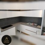 اجرای صفحه کابینت کوارتز در شیراز ✅️ تولیدی روشویی سرامیکی در شیراز