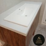 اجرای صفحه کابینت کوارتز در شیراز ✅️ تولیدی روشویی سرامیکی در شیراز