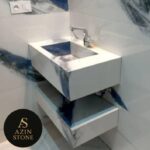 اجرای صفحه کابینت کوارتز در شیراز ✅️ تولیدی روشویی سرامیکی در شیراز